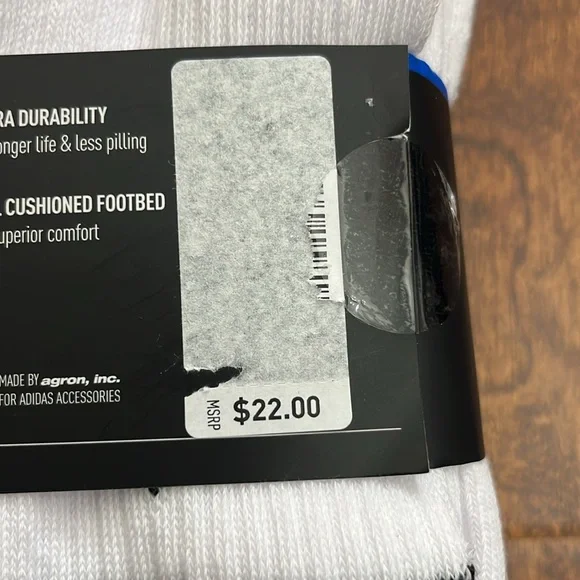 Adidas AEROREADY Crew Socks 6 Pack Size L - Picture 16 of 17